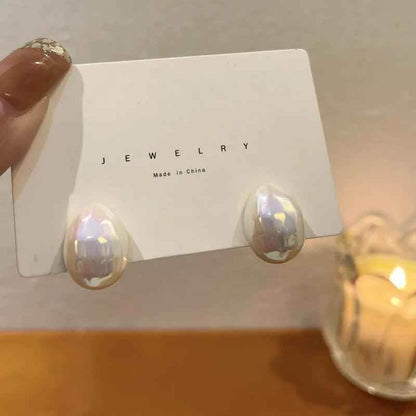 GQ131 Water Drop Pearl Stud Earrings - Fashionable Charm Jewelry - Touchy Style