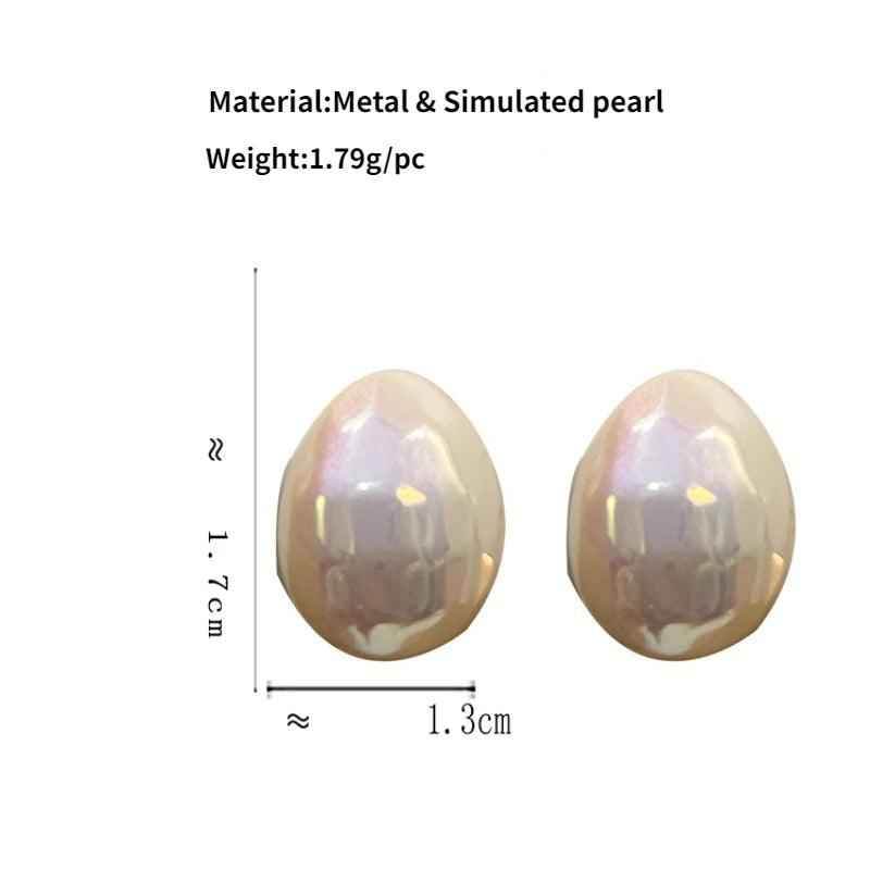 GQ131 Water Drop Pearl Stud Earrings - Fashionable Charm Jewelry - Touchy Style