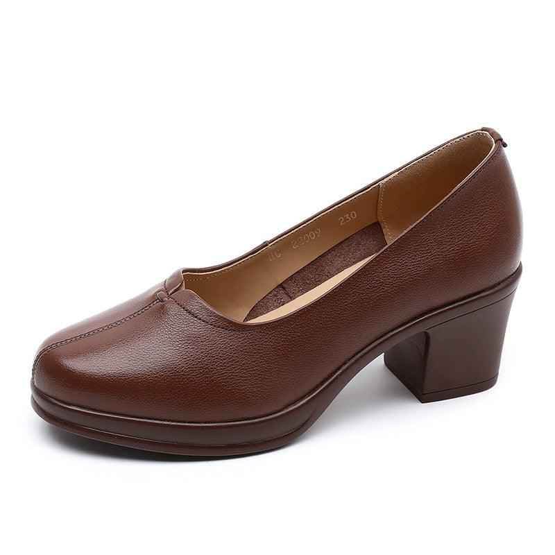 GR323 Fashion Pumps: Leather Women&