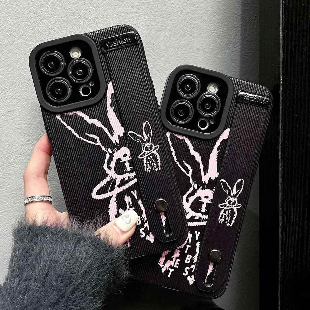 Graffiti Bunny Cute Phone Case For iPhone 15, 14, 11, 12, 13 Pro Max, and XR - WD115 Pattern - Touchy Style .