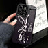 Graffiti Bunny Cute Phone Case For iPhone 15, 14, 11, 12, 13 Pro Max, and XR - WD115 Pattern - Touchy Style