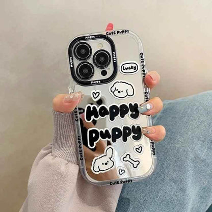 Graffiti Puppy - Cute Phone Case JCPC For iPhone 15, 14, 13, 11, 12 Pro Max, XS, XR, X, and 15 Plus - Touchy Style .