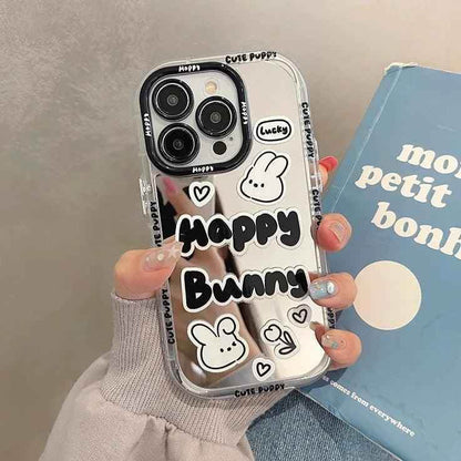 Graffiti Puppy - Cute Phone Case JCPC For iPhone 15, 14, 13, 11, 12 Pro Max, XS, XR, X, and 15 Plus - Touchy Style