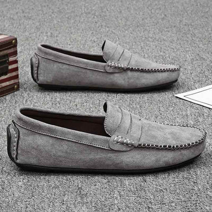 Gray Loafers Men&