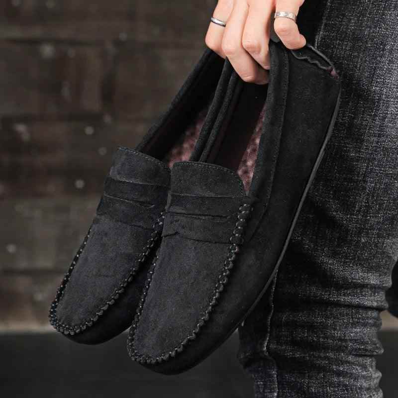 Gray Loafers Men&