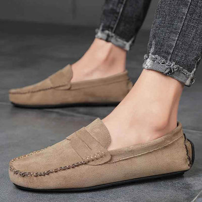 Gray Loafers Men&