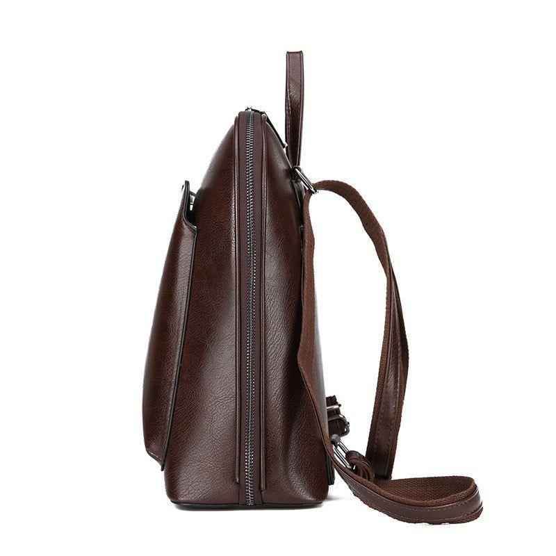 GV325 Cool Leather Fashion Casual Backpack - Large Capacity, Quality - Touchy Style