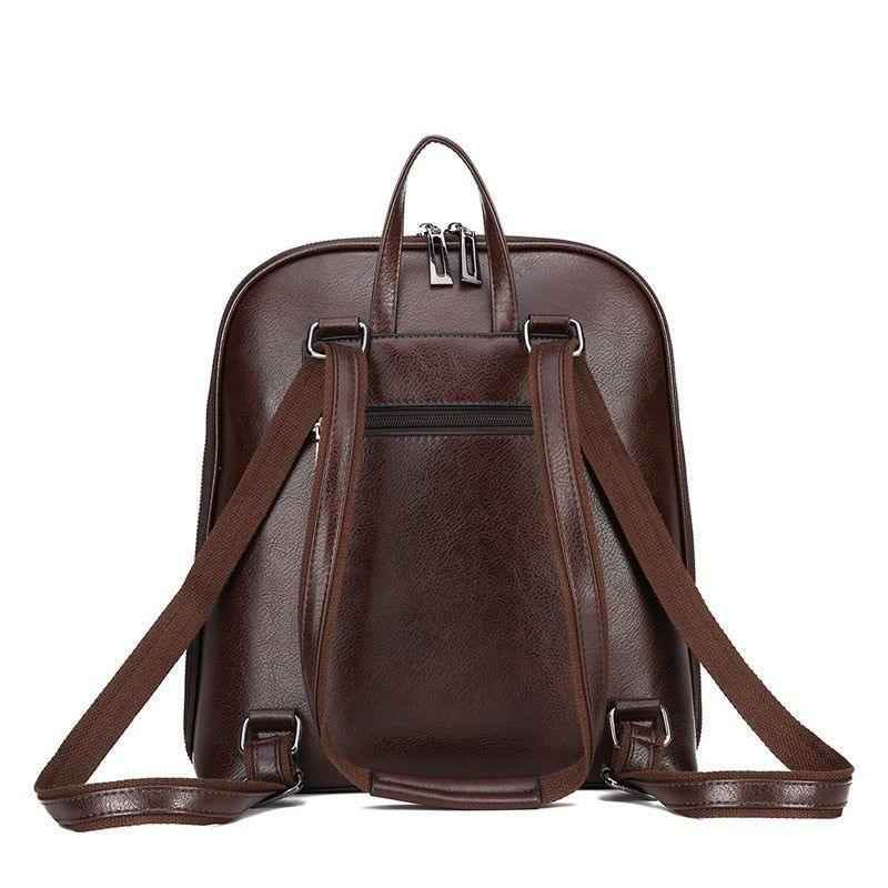 GV325 Cool Leather Fashion Casual Backpack - Large Capacity, Quality - Touchy Style