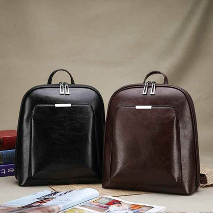 GV325 Cool Leather Fashion Casual Backpack - Large Capacity, Quality - Touchy Style