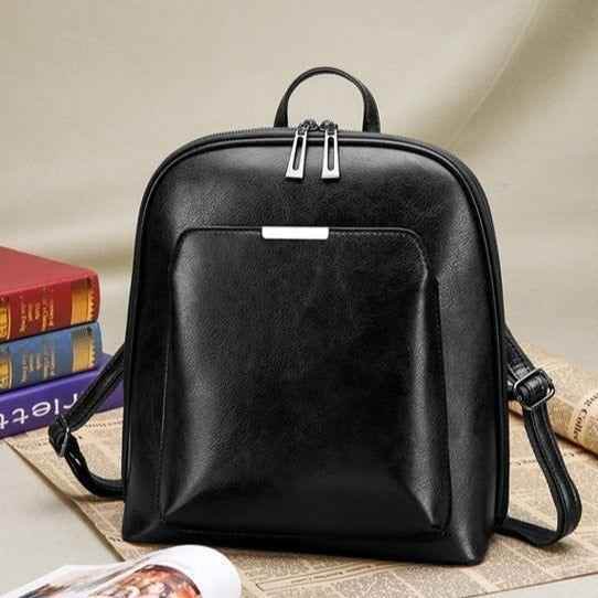 Women Backpack high quality PU Leather Fashion Backpacks Female Feminine Casual Large Capacity Vintage Shoulder Bags - Touchy Style .