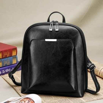 GV325 Cool Leather Fashion Casual Backpack - Large Capacity, Quality - Touchy Style