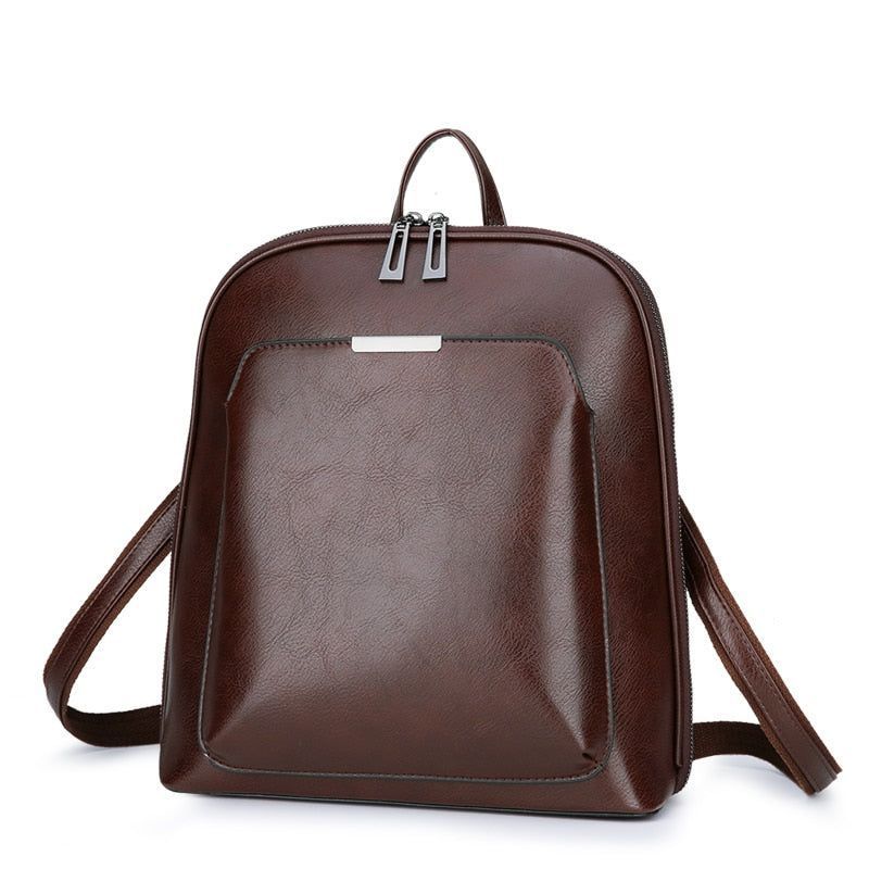 Women Backpack high quality PU Leather Fashion Backpacks Female Feminine Casual Large Capacity Vintage Shoulder Bags - Touchy Style .