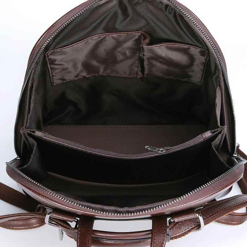 GV325 Cool Leather Fashion Casual Backpack - Large Capacity, Quality - Touchy Style