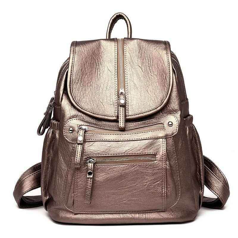 GV337 High Quality Leather Fashion Cool Backpacks - Casual Shoulder Bags - Touchy Style