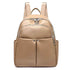 GZ259 Leather Cool Backpack - Soft Large Capacity School Bags for Teenage Girls - Touchy Style