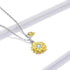GZ308 - Sunflower Necklace - 925 Sterling Silver Charm Jewelry - Touchy Style