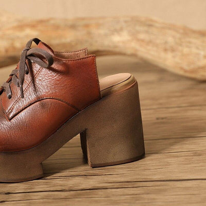 Handmade Leather Mules: LZ311 Women&