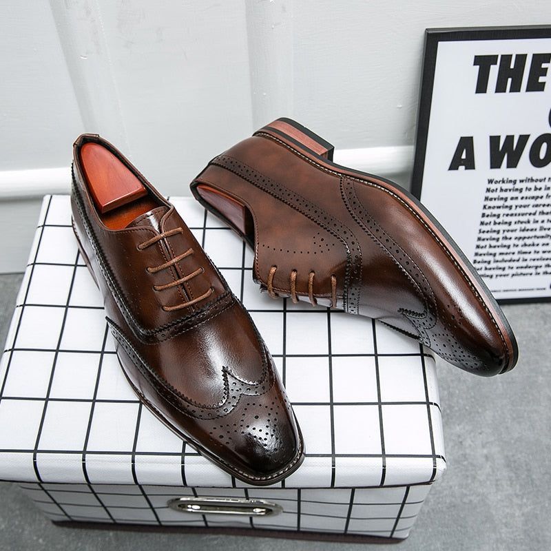 Handmade Leather Oxford - Classic Men&