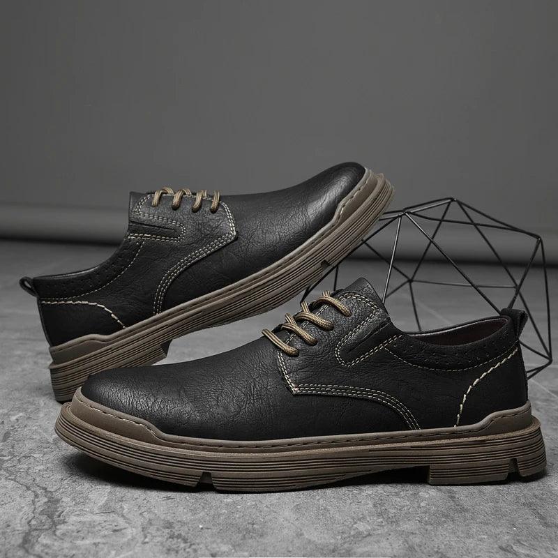 Handmade Oxford Dress Sneakers for Men - P2007 Casual Shoes - Touchy Style .