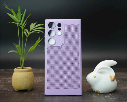 Heat Dissipation Breathe Cute Phone Case for Galaxy S20, S21 FE, S22 Plus, S23 Ultra, and Note 10, 20 - Touchy Style