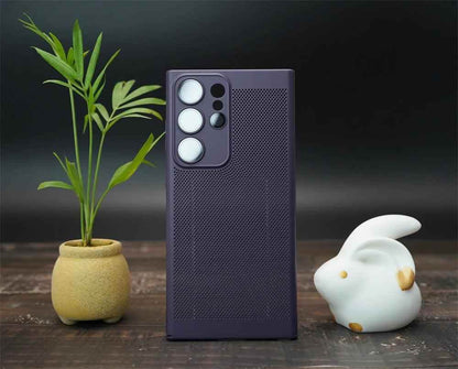 Heat Dissipation Breathe Cute Phone Case for Galaxy S20, S21 FE, S22 Plus, S23 Ultra, and Note 10, 20 - Touchy Style