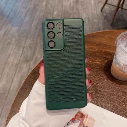 Heat Dissipation Breathe Cute Phone Case for Galaxy S20, S21 FE, S22 Plus, S23 Ultra, and Note 10, 20 - Touchy Style