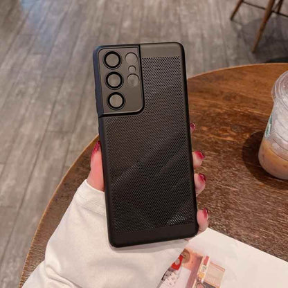 Heat Dissipation Breathe Cute Phone Case for Galaxy S20, S21 FE, S22 Plus, S23 Ultra, and Note 10, 20 - Touchy Style