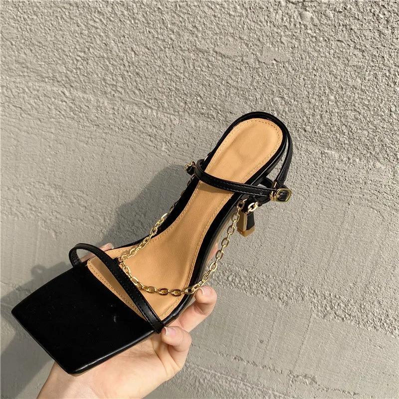 High Heel Gladiator Sandals: Women&