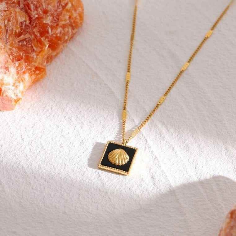 High-Quality Stainless Steel Shell Necklace Charm Jewelry NCJR32 - Touchy Style