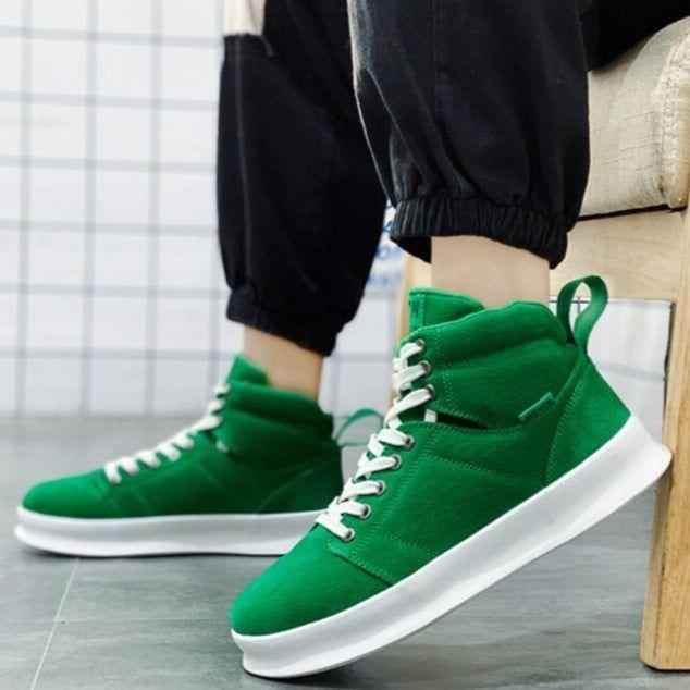 High-top Canvas Breathable - Fashionable Men&