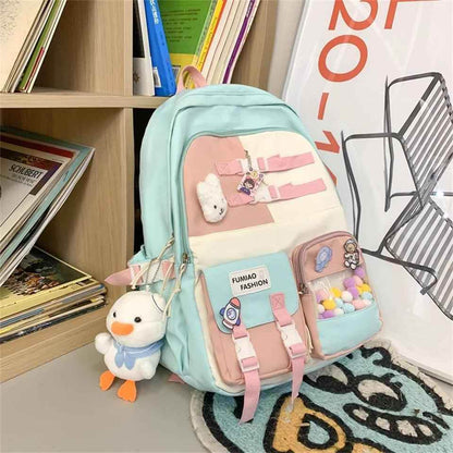 ICS329 Cool Shoulder Travel Backpack for Teen Girls - Touchy Style