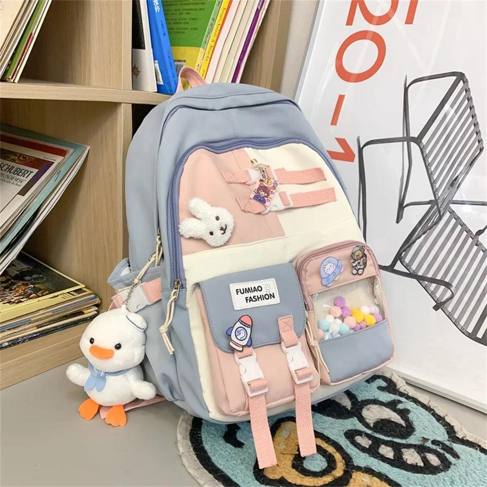 ICS329 Cool Shoulder Travel Backpack for Teen Girls - Touchy Style .