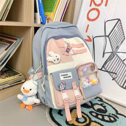 ICS329 Cool Shoulder Travel Backpack for Teen Girls - Touchy Style