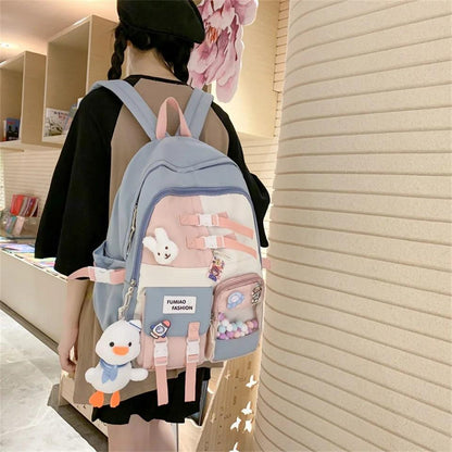 ICS329 Cool Shoulder Travel Backpack for Teen Girls - Touchy Style