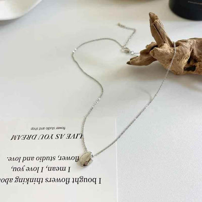 Irregular Matte Geometric Pendant NecklaceCharm Jewelry NCJOI02 - Touchy Style