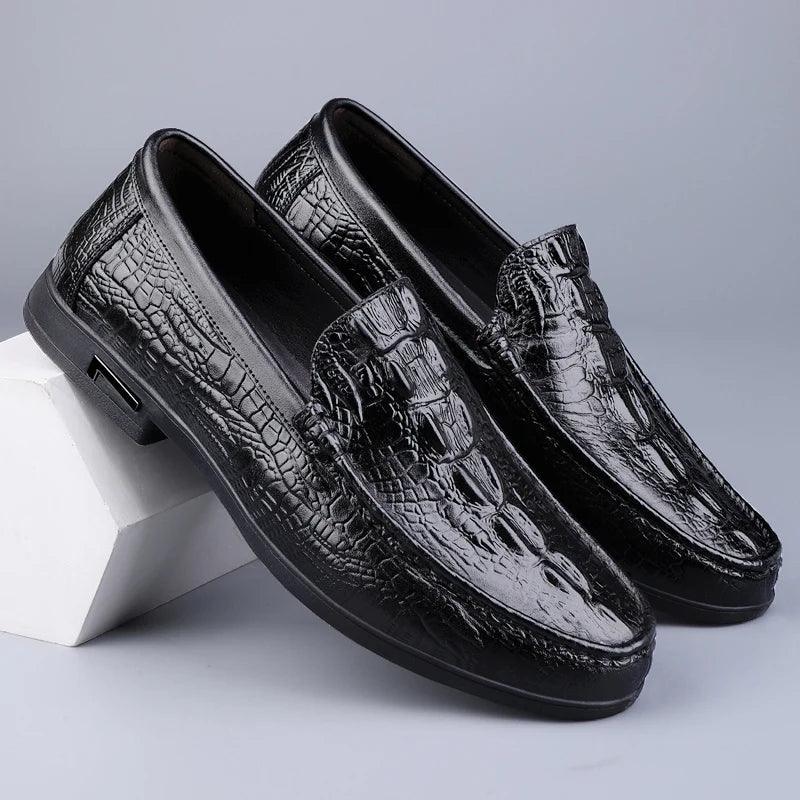 Italian Leather Loafer: TX352 Men&