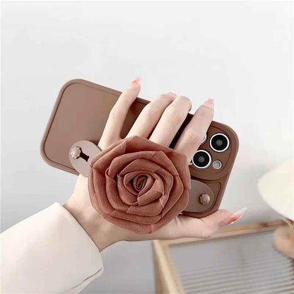 JBCPC1021 Cute Phone Case for Galaxy S23 Ultra, A54, A14, A24, A34, 53, 52, M54, M14, M34, S22, S21 FE, or S20 Plus - 3D Rose Hand Band - Touchy Style