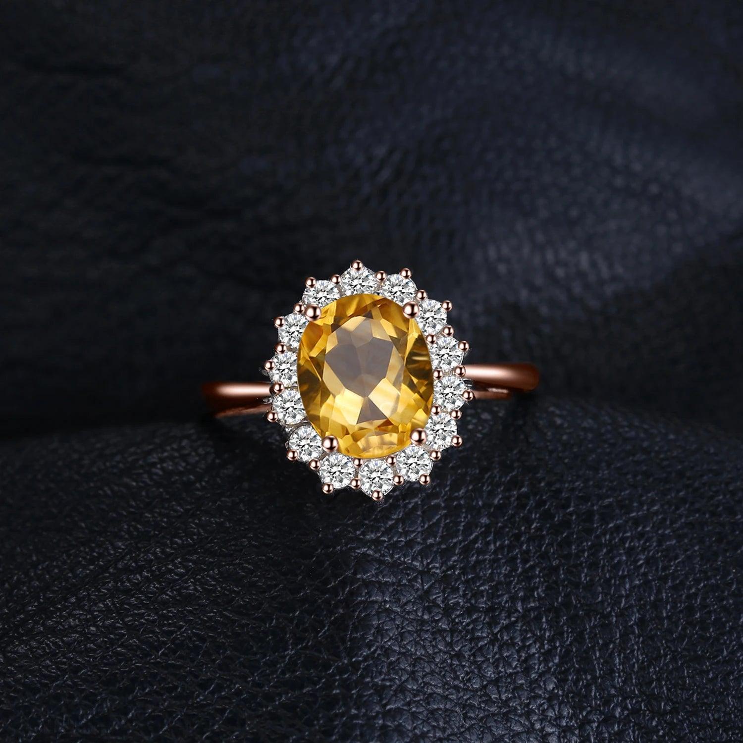 JPBRCJ247 Finger Ring Charm Jewelry - Garnet 925 Sterling Silver - Touchy Style