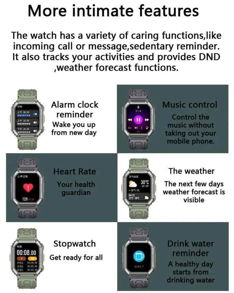 K55 Smartwatch: The Smartwatch for Men Who Want It All - Touchy Style
