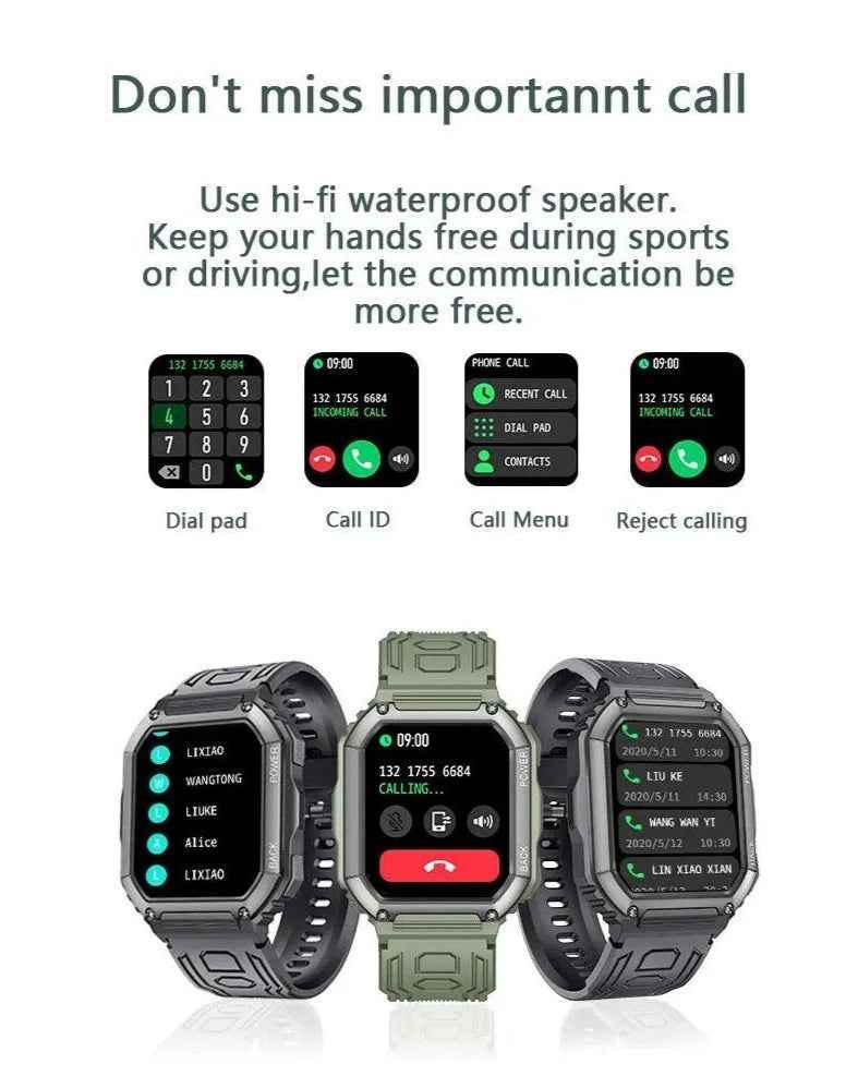 K55 Smartwatch: The Smartwatch for Men Who Want It All - Touchy Style