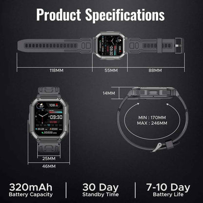 K55 Smartwatch: The Smartwatch for Men Who Want It All - Touchy Style