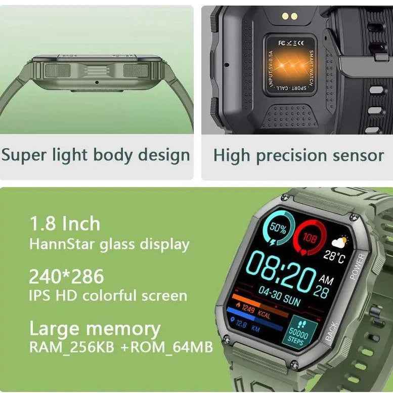 K55 Smartwatch: The Smartwatch for Men Who Want It All - Touchy Style