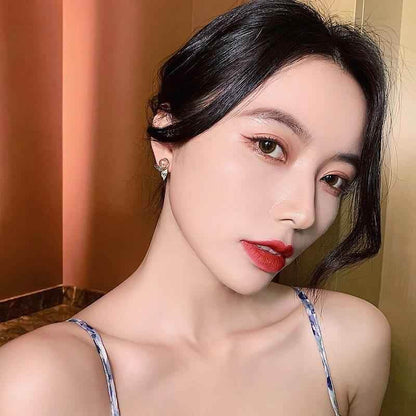 Korean Geometric Metal Charm Stud Earrings Gq121 Stylish Jewelry - Touchy Style