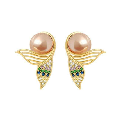 Korean Geometric Metal Charm Stud Earrings Gq121 Stylish Jewelry - Touchy Style