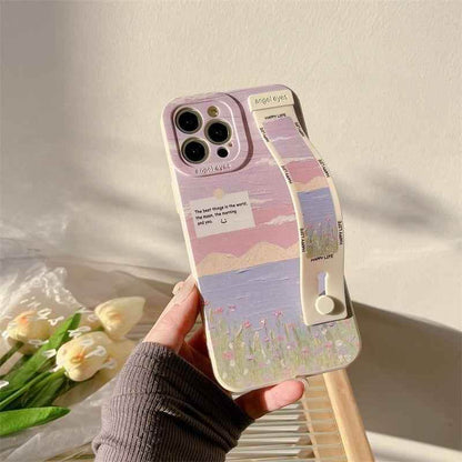 Landscape Painting Cute Phone Cases for iPhone 13, 14 Pro, 12, 11, XS Max, X, XR, 7, 8 Plus - Touchy Style