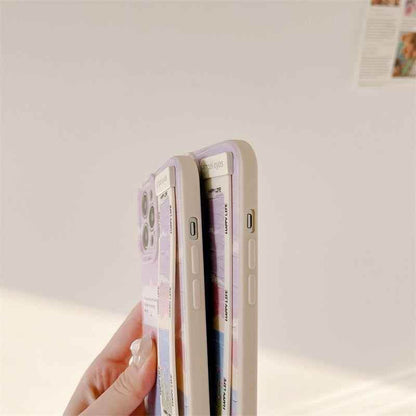 Landscape Painting Cute Phone Cases for iPhone 13, 14 Pro, 12, 11, XS Max, X, XR, 7, 8 Plus - Touchy Style