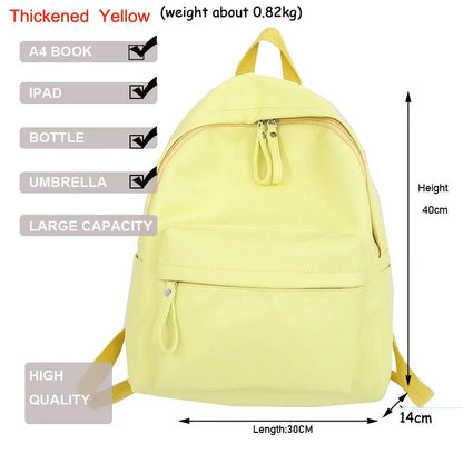 Large Capacity Leather School Bags - Teenager Cool Backpack WV1248 - Touchy Style