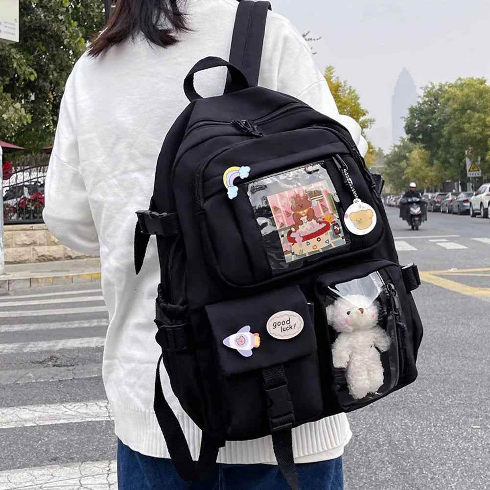 Large Capacity Travel Cool Backpack CBA30 Multi-pocket College Laptop School Bags - Touchy Style .