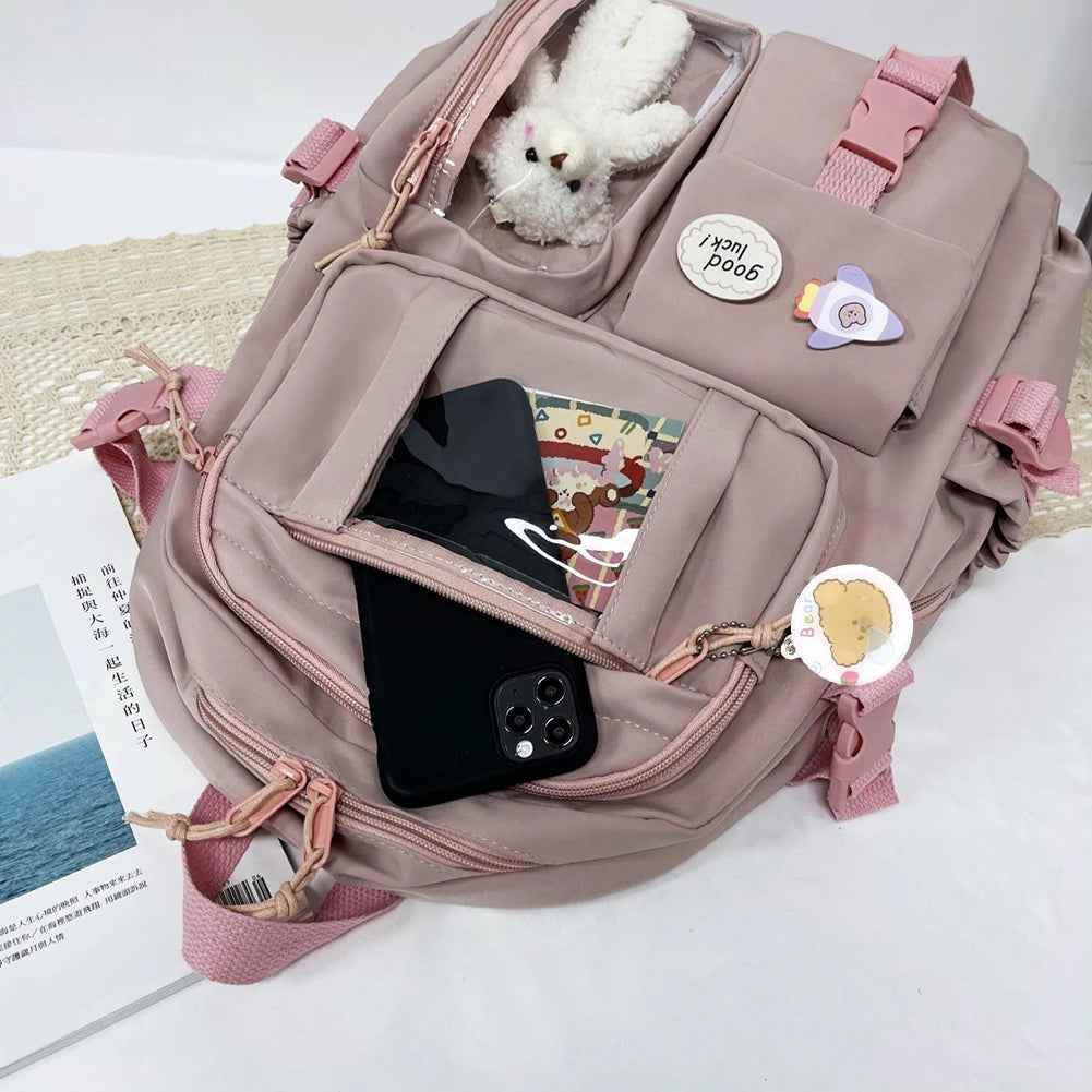 Large Capacity Travel Cool Backpack CBA30 Multi-pocket College Laptop School Bags - Touchy Style