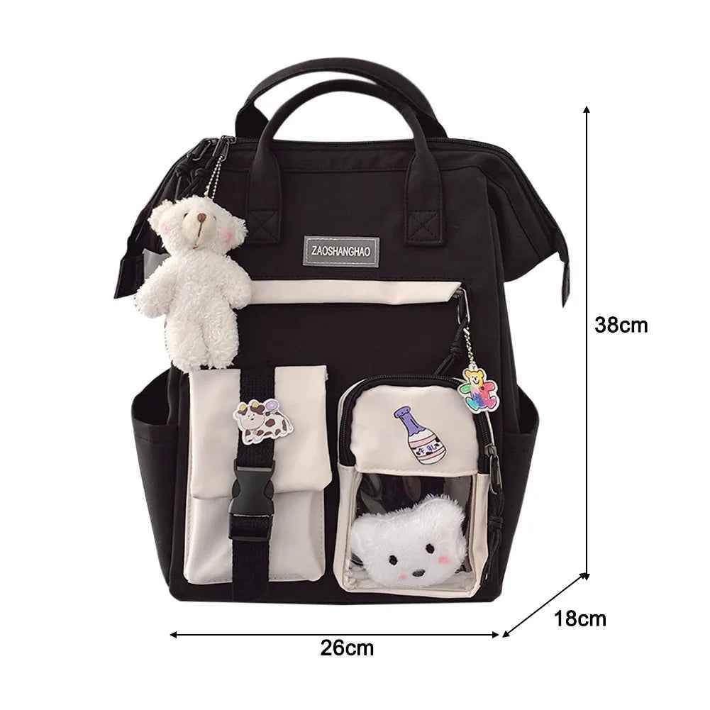Large Capacity Travel Cool Backpack CBA30 Multi-pocket College Laptop School Bags - Touchy Style